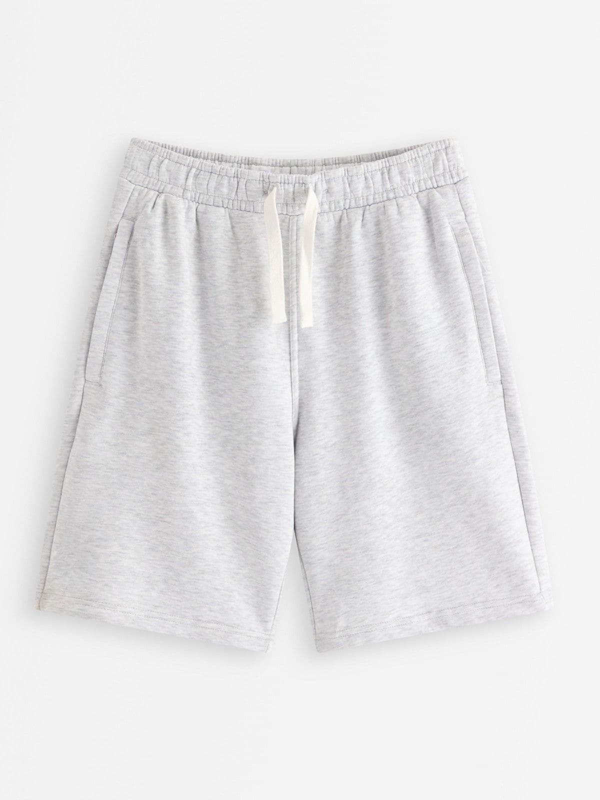 Sweat shorts with brushed inside Lt grey melange 1
